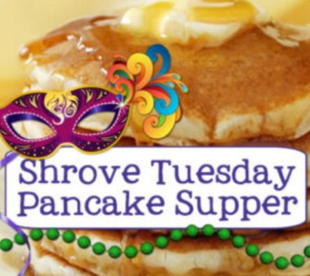 Shrove tuesday pancake supper